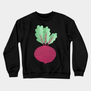 Beetroot Veggie Sticker Crewneck Sweatshirt